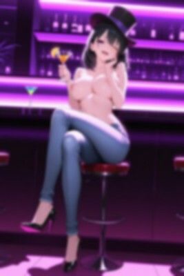 【裸ジーンズ女子5】裸ジーンズ女子とバーでサシ飲み サンプル8