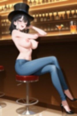 【裸ジーンズ女子5】裸ジーンズ女子とバーでサシ飲み サンプル9