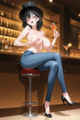 【裸ジーンズ女子5】裸ジーンズ女子とバーでサシ飲み サンプル10