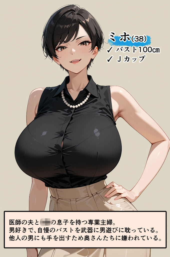 新婚の地味巨乳妻が町内会の温泉旅行で開かれた巨乳奥さん限定乳相撲大会に参加した話 画像4