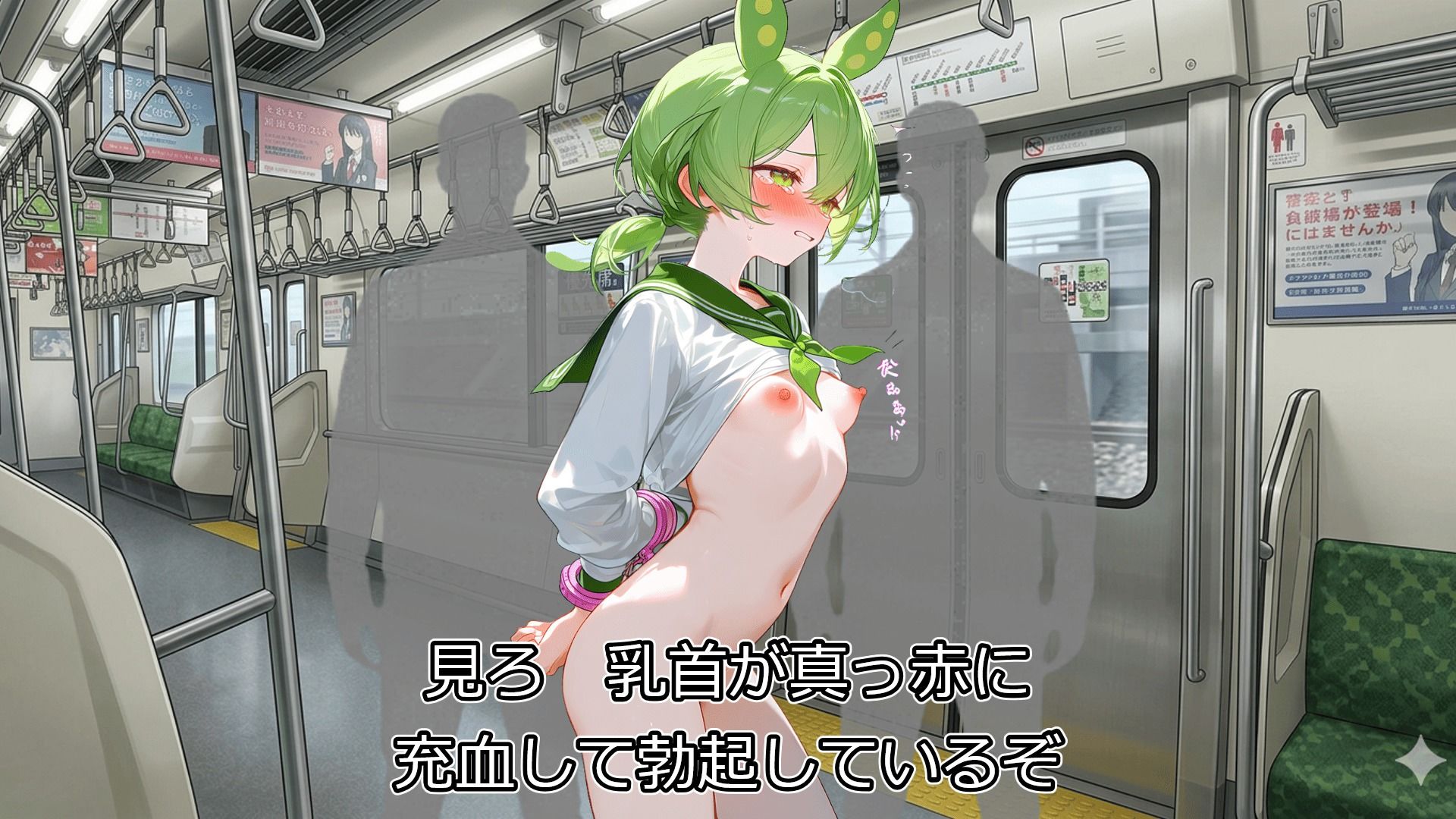 ずんだもん「これ以上の治療は嫌なのだ…」妖精法に基づく抜き打ち検査の罠。公共の場での診察が義務化された世界で身も心も弄ばれ出口なき診察が延々と繰り返される絶望。 画像4