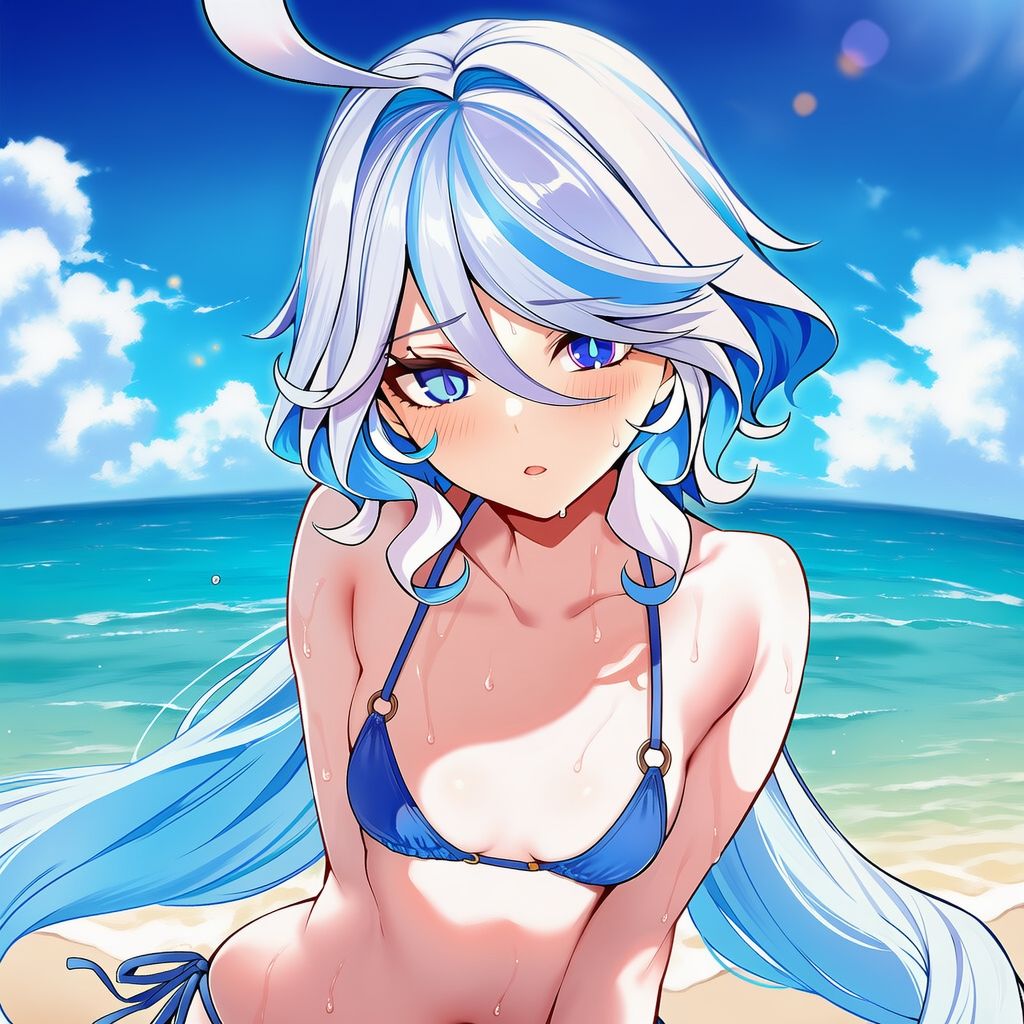 原◯ フ◯ーナ 水着グラビアイラスト集 画像2