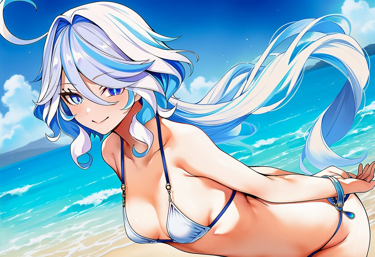 原◯ フ◯ーナ 水着グラビアイラスト集 画像3