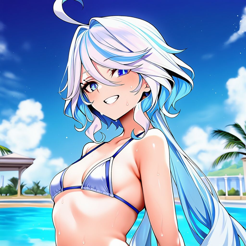 原◯ フ◯ーナ 水着グラビアイラスト集 画像4