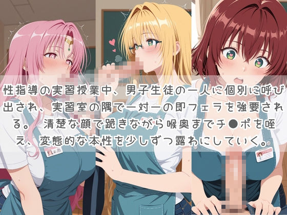 生徒たちの搾精パトロール係 〜先生を見つけたら即抜きサービス〜 T〇LOVEる 画像1