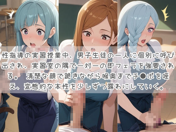 生徒たちの搾精パトロール係 〜先生を見つけたら即抜きサービス〜 呪〇廻戦 サンプル1