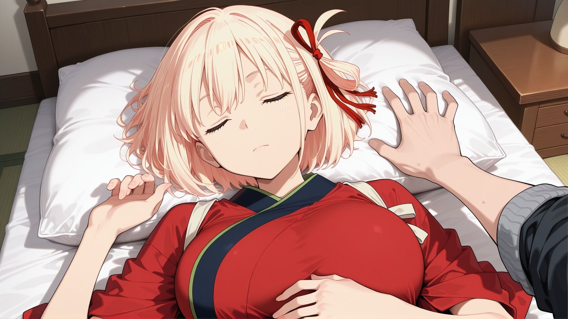 寝ている○○にぶっかけ ちさと編 画像4