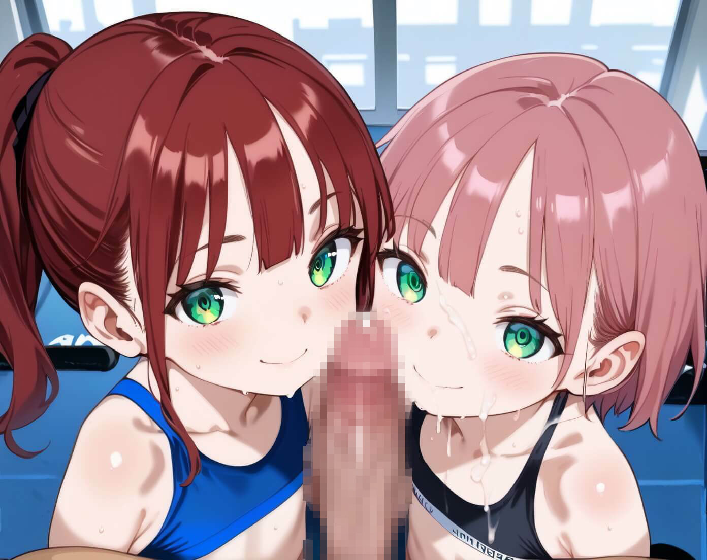 【ウミネコ店】それだけなのになんでこんなに熱くなるんだろうって思って『トレーニングはエッチなります★480枚』5
