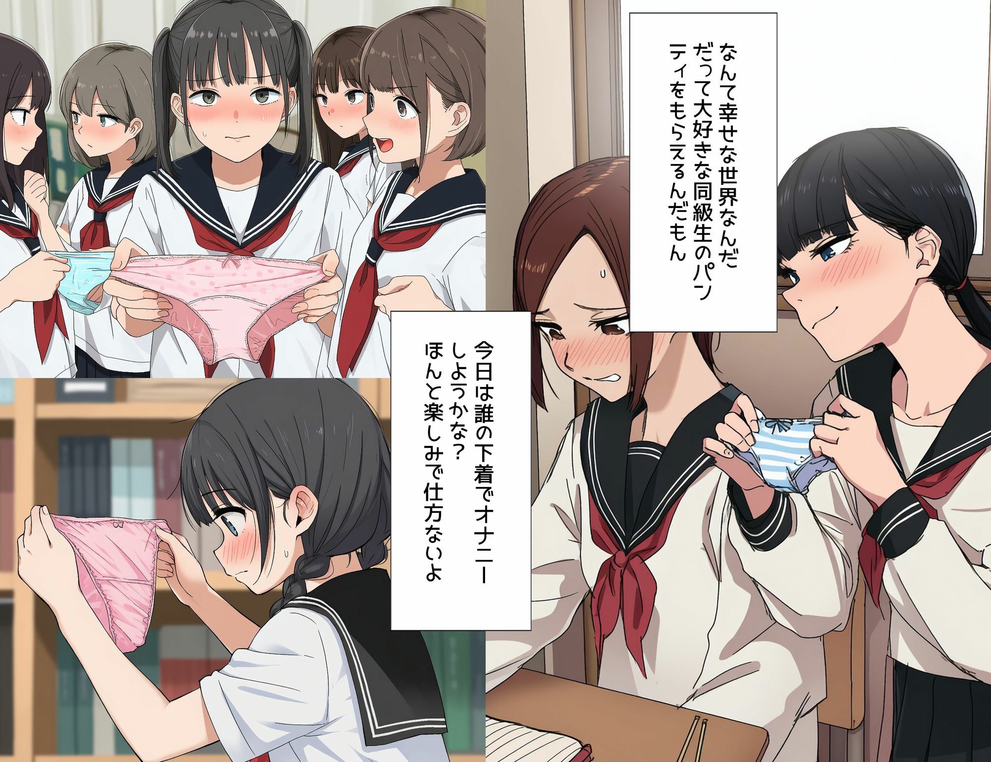僕は同級生からなぜか下着をもらえる2 画像5