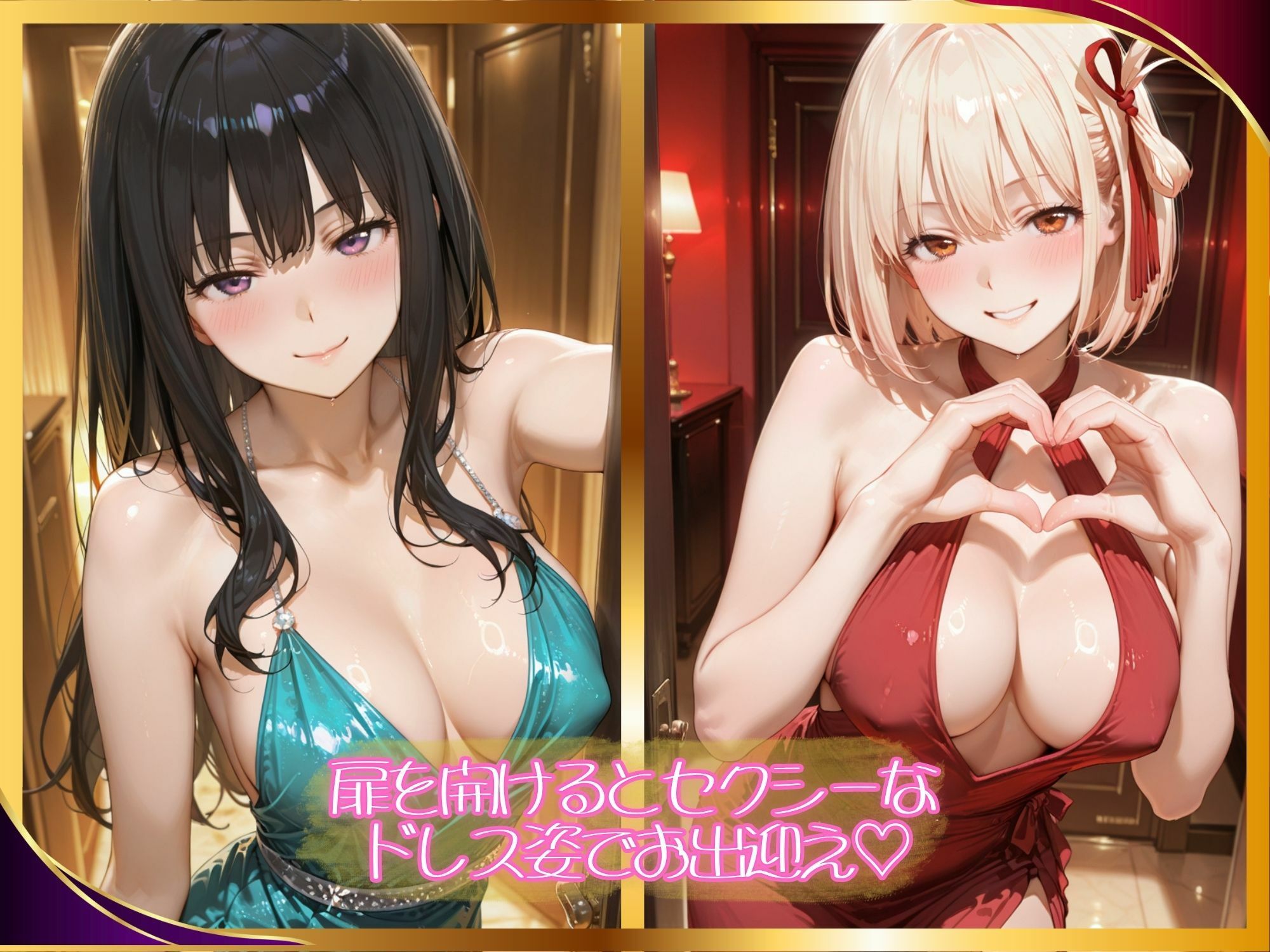 【エロ漫画】【高級風俗嬢】濃厚ご奉仕 〜リ●リス・リ●イル た●な＆ち●と〜1
