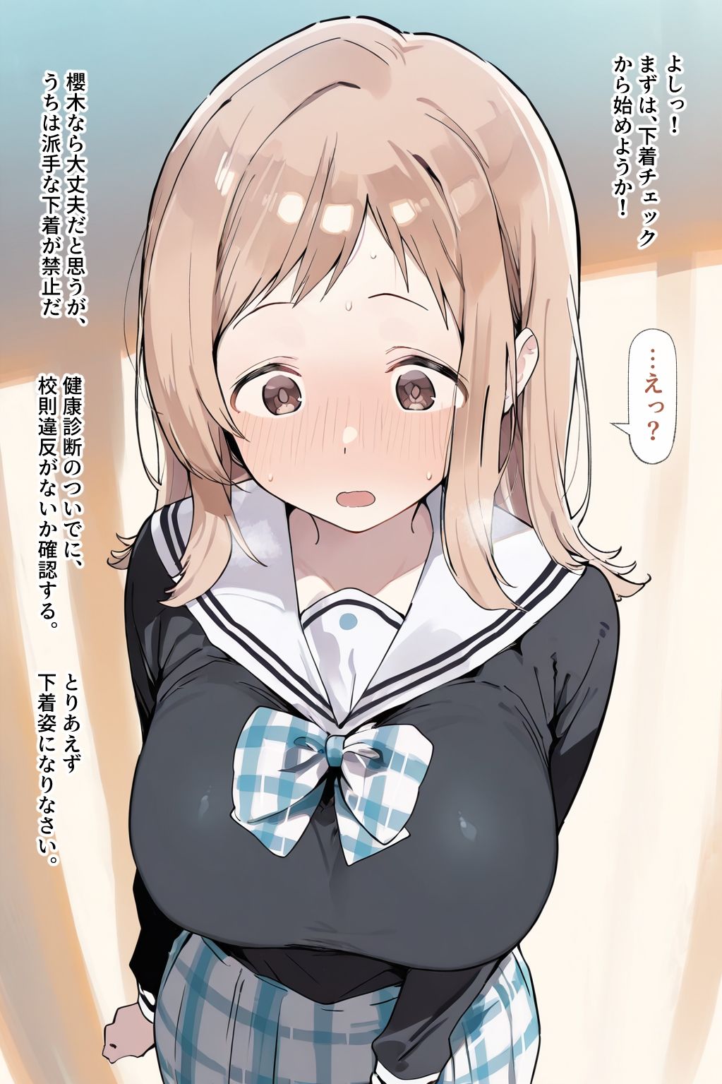 セクハラ教師に健康診断される真乃 サンプル6