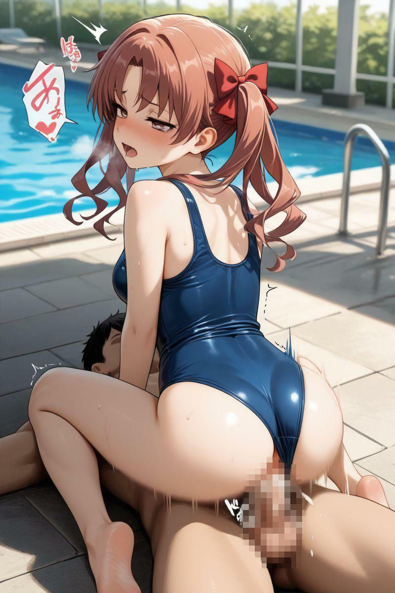 御◯美琴、白◯黒子がスクール水着でセックスする【CG202枚】 サンプル8