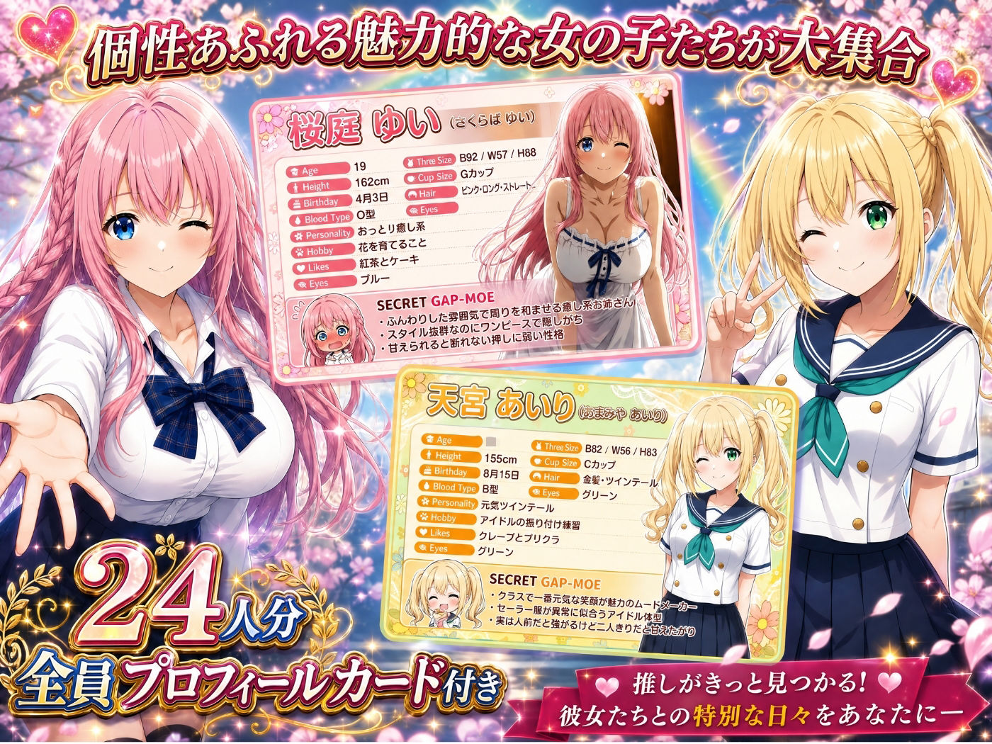 【美麗4K】3年1組あなたの彼女 〜学園生活で出会う最高の彼女たちとの物語〜【ED付き】 サンプル2