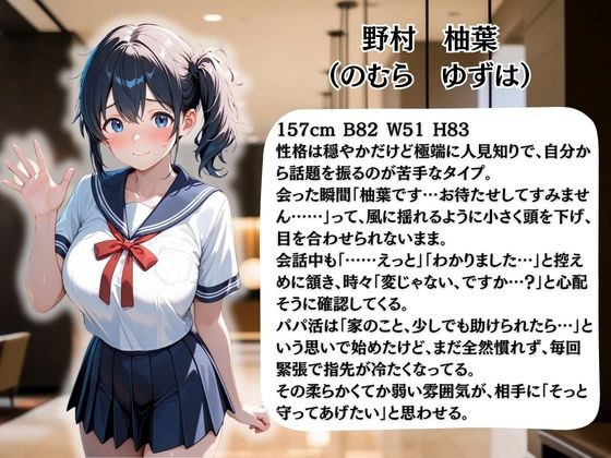 パパ活女子校生の秘密の性交記録No.5 ゆずは 画像1