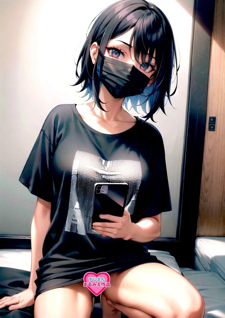 ワケあり？マスク女子 サンプル3