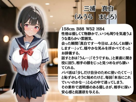 パパ活女子校生の秘密の性交記録No.6 ましろ 画像1