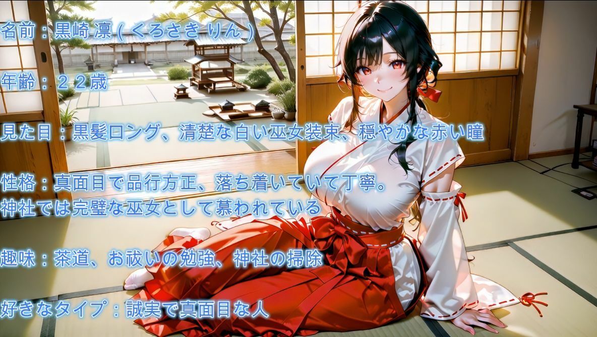 【4K】昼は真面目な巫女さん!夜は背徳の発散セックス!【巨乳姉妹】