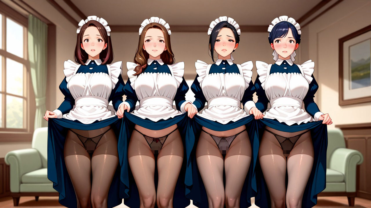 従順メイドのパンチラ 225枚！！  そこに並びなさい！！ サンプル5