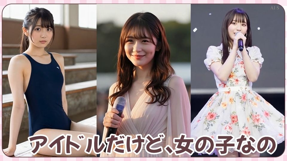 【約33分】『脱ぐアイドル』究極の羞恥。清純な仮面を脱ぎ捨て、真実の姿を晒す33分 -AIで描く究極の美女達- サンプル8