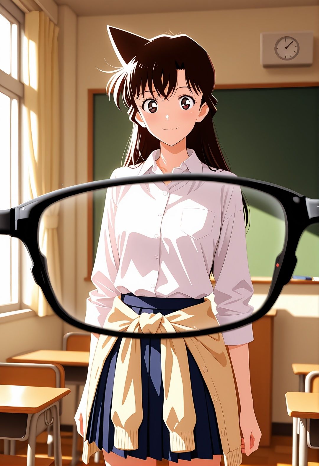 毛利〇の学校凌●〜帝〇〇校で制服・競泳水着・ブルマで連続絶頂！名探偵コ〇ンパロディ〜 サンプル2