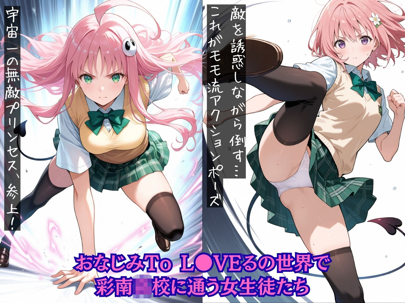 もしもラブコメヒロインの純潔乙女たちを〇〇の力で強●的にメス堕ちさせたら？To L●VEる編 サンプル1