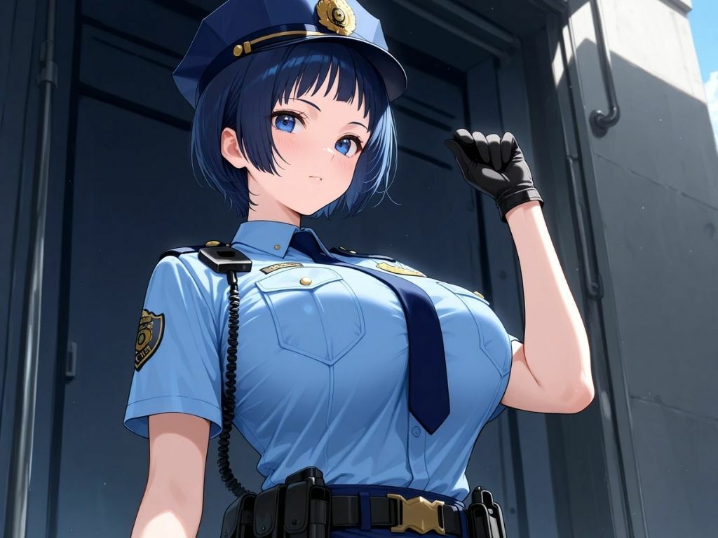 ポリス美女で、ひとぬきっ 画像1