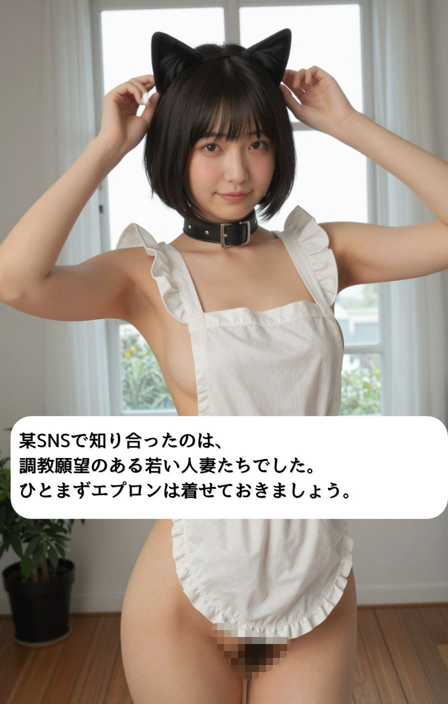 裸エプロン＊若妻 サンプル1