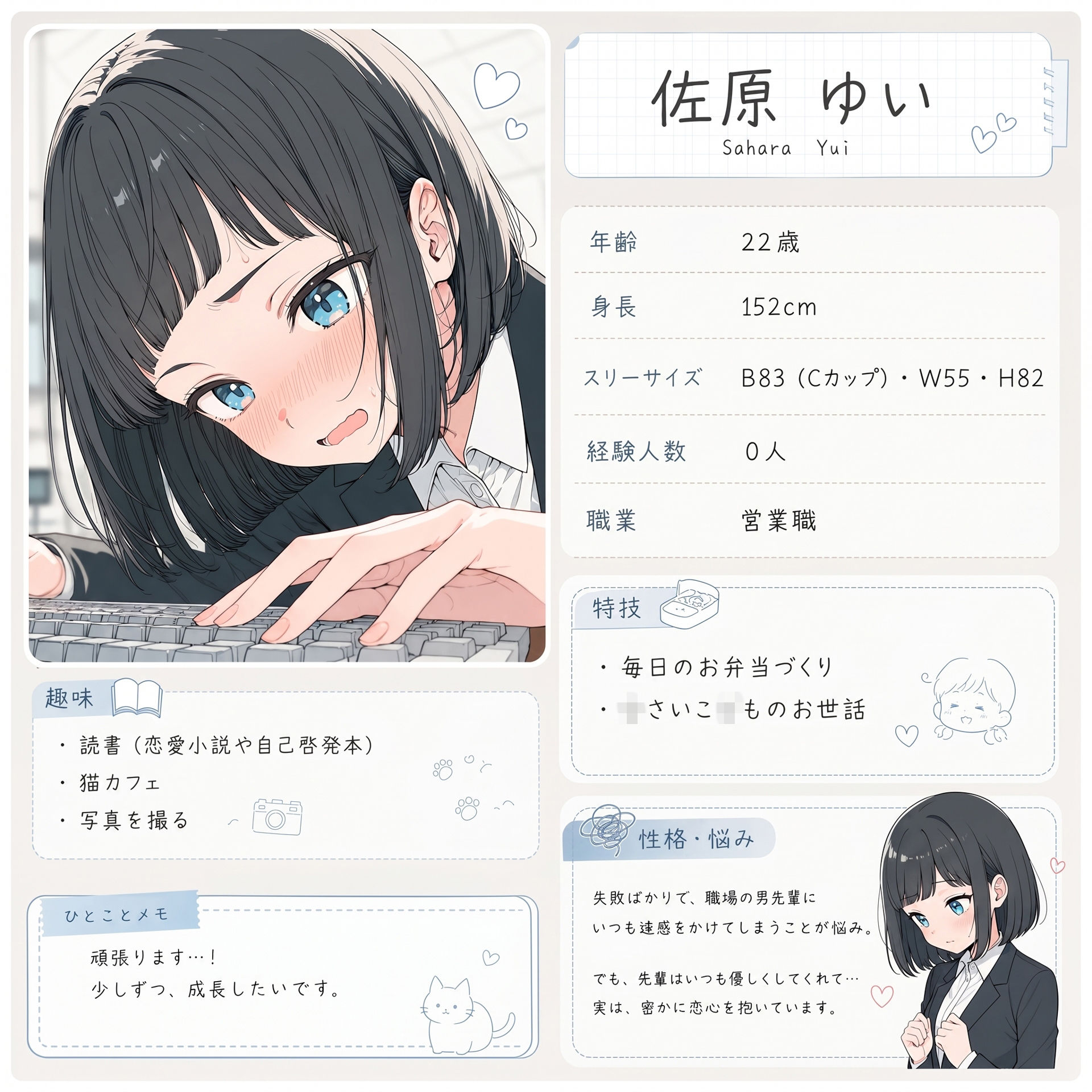 新卒OLと二人きりのオフィス…恥じらいながらも愛し合うイチャラブ生中出し！【2キャラ/全500P】 サンプル5
