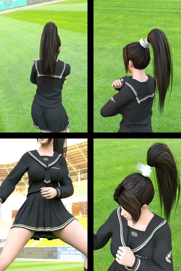 元祖格闘家ヒロインにしてバーチャルアイドル「不知火舞（しらぬいまい）」の女子学生風写真集:Seifuku_01_2