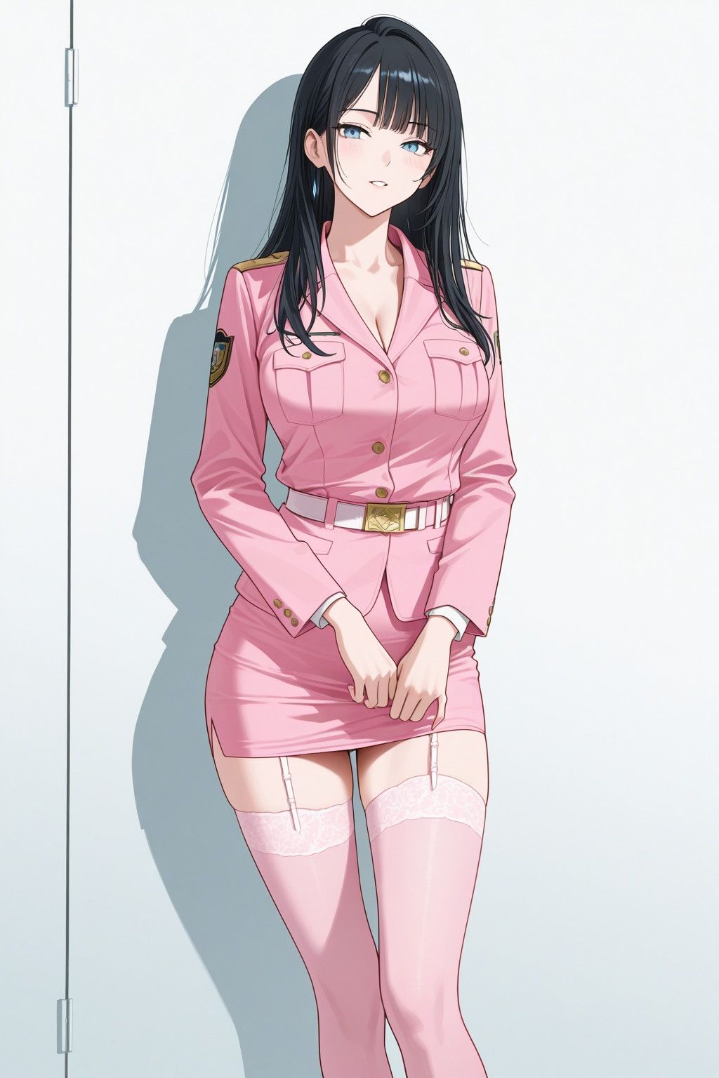 ミニスカ警官は着衣で甘々 画像5