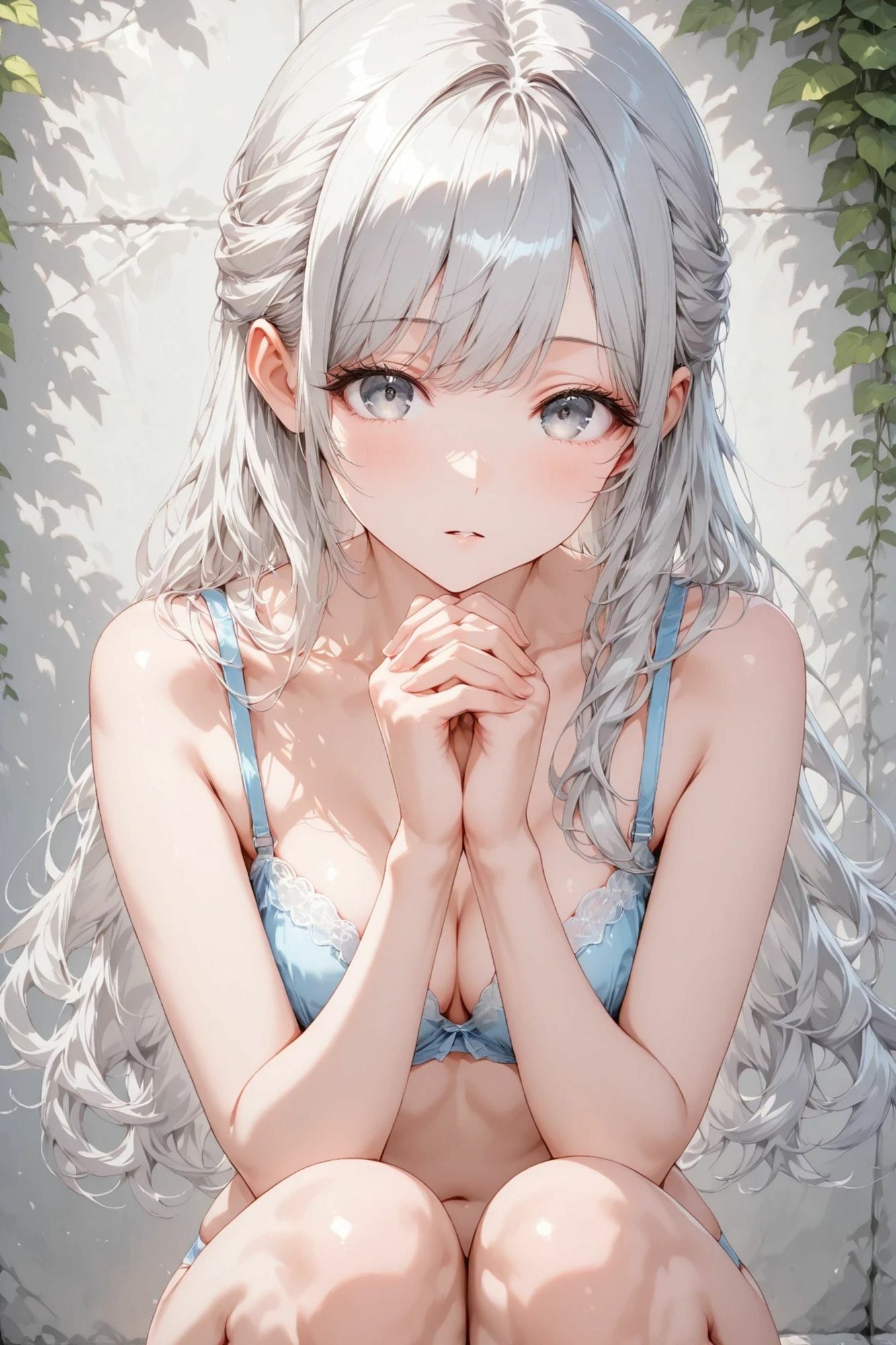 白雪 - 白い壁 - ヌードイラスト集 162枚 サンプル4