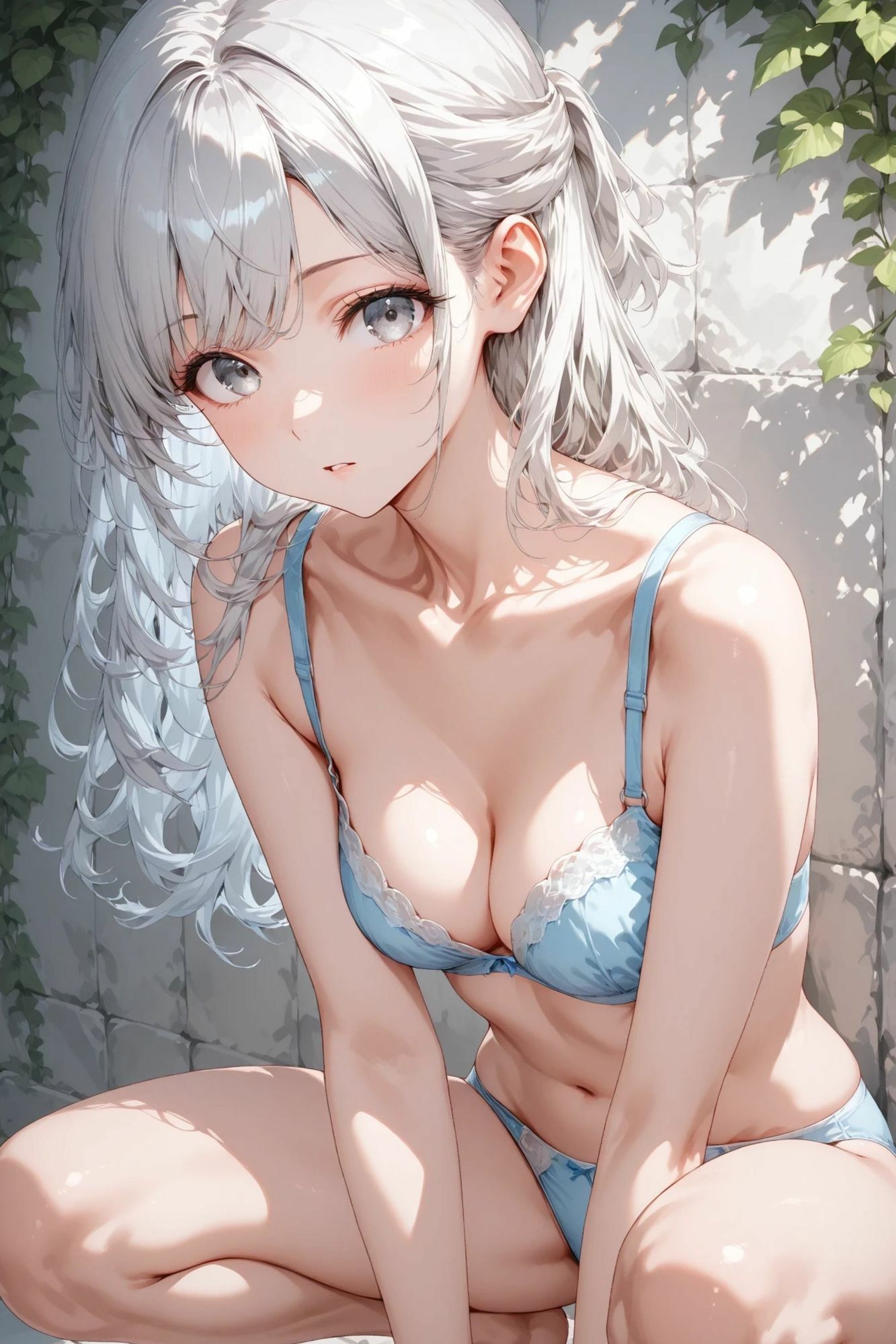 白雪 - 白い壁 - ヌードイラスト集 162枚 サンプル5