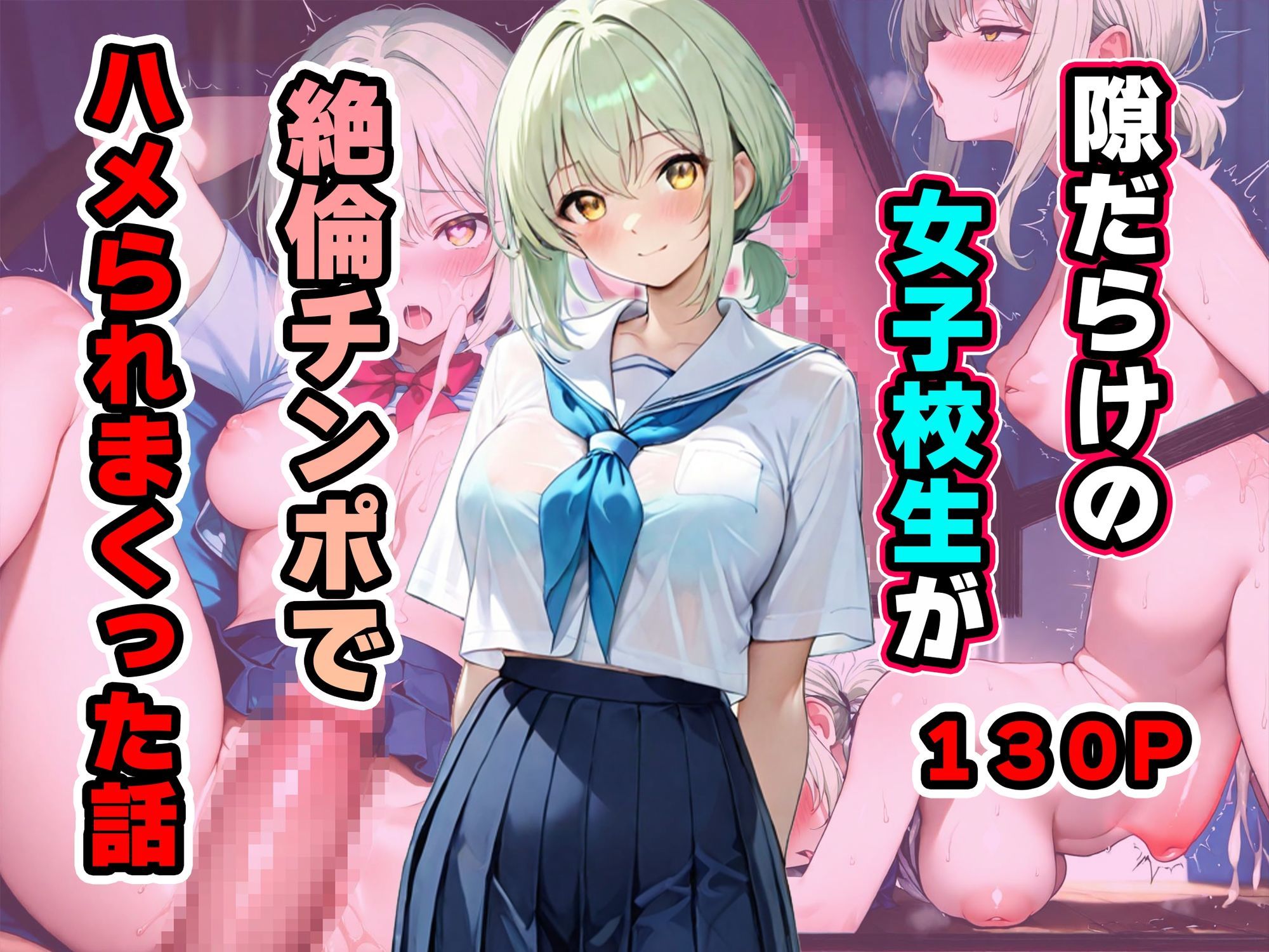 隙だらけの女子校生が絶倫チンポでハメられまくった話 サンプル1