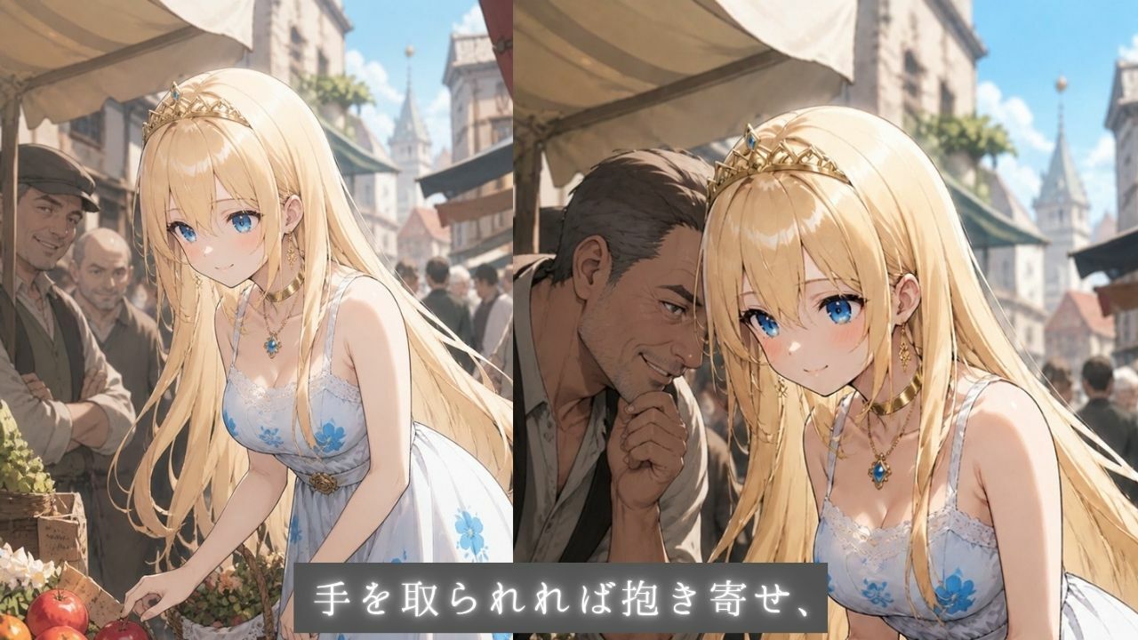 着エロ密着交尾 清純プリンセス5 禁断のスキンシップ〜下着で抱き着く姫様 熱情にこぼれる乳首〜 サンプル4