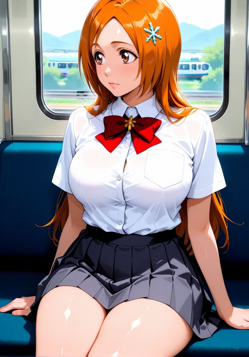 サンプル-電車痴●  巨乳清楚女子 - サンプル画像