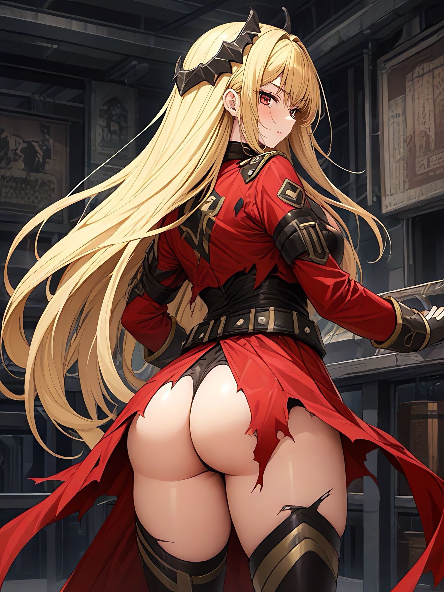 騎士尻破れ 画像9
