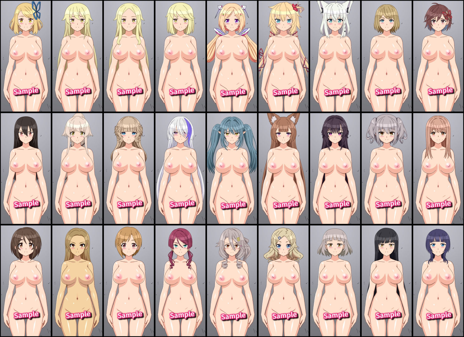 27人のパイパンヌードの女の子を「みつめえっち」したい人向けのCG集2026-SECHS-_4