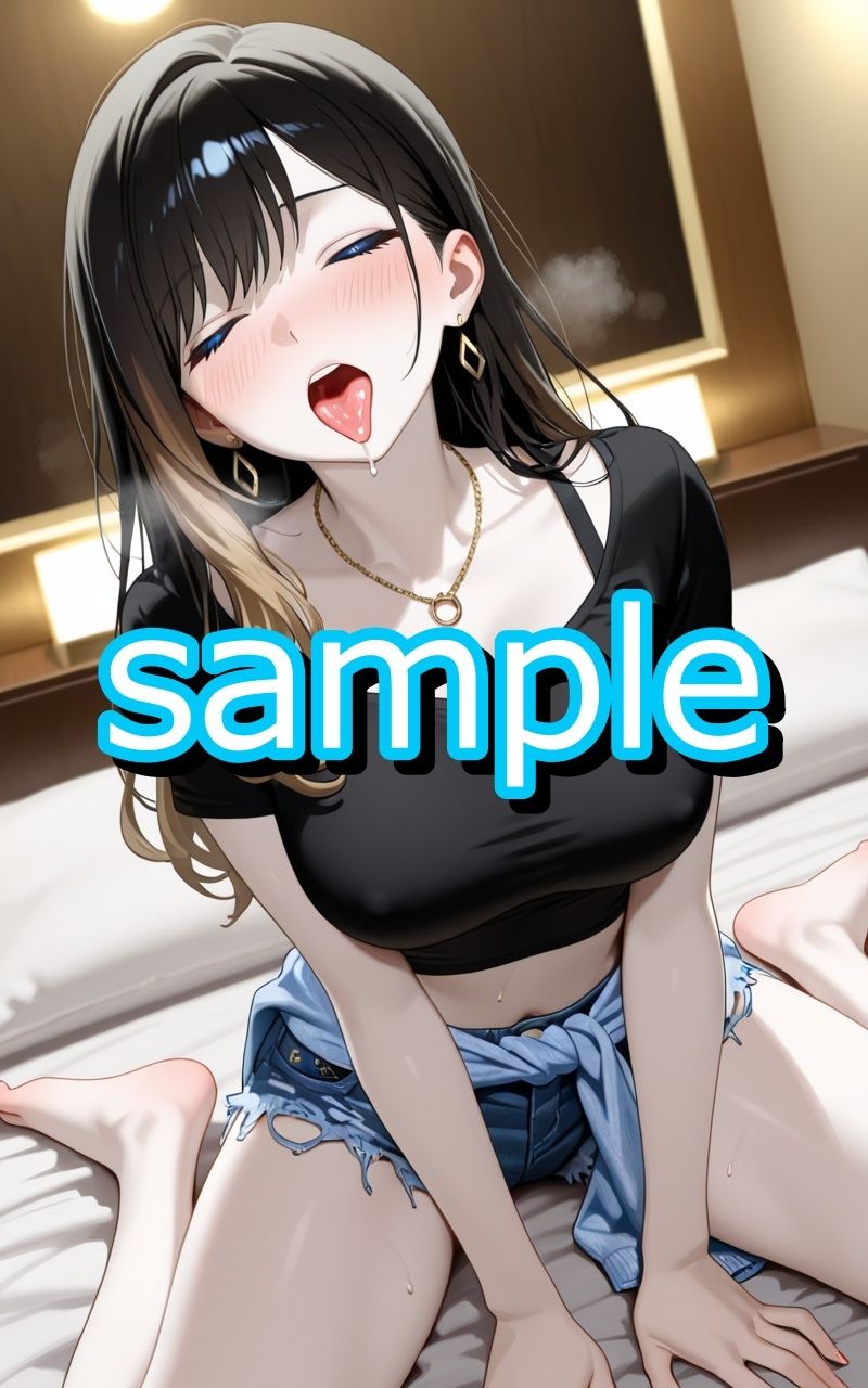 サンプル-オタクに優しいギャルと呑んでいたら、勢いでホテルでヤっちゃったイラスト集 - サンプル画像