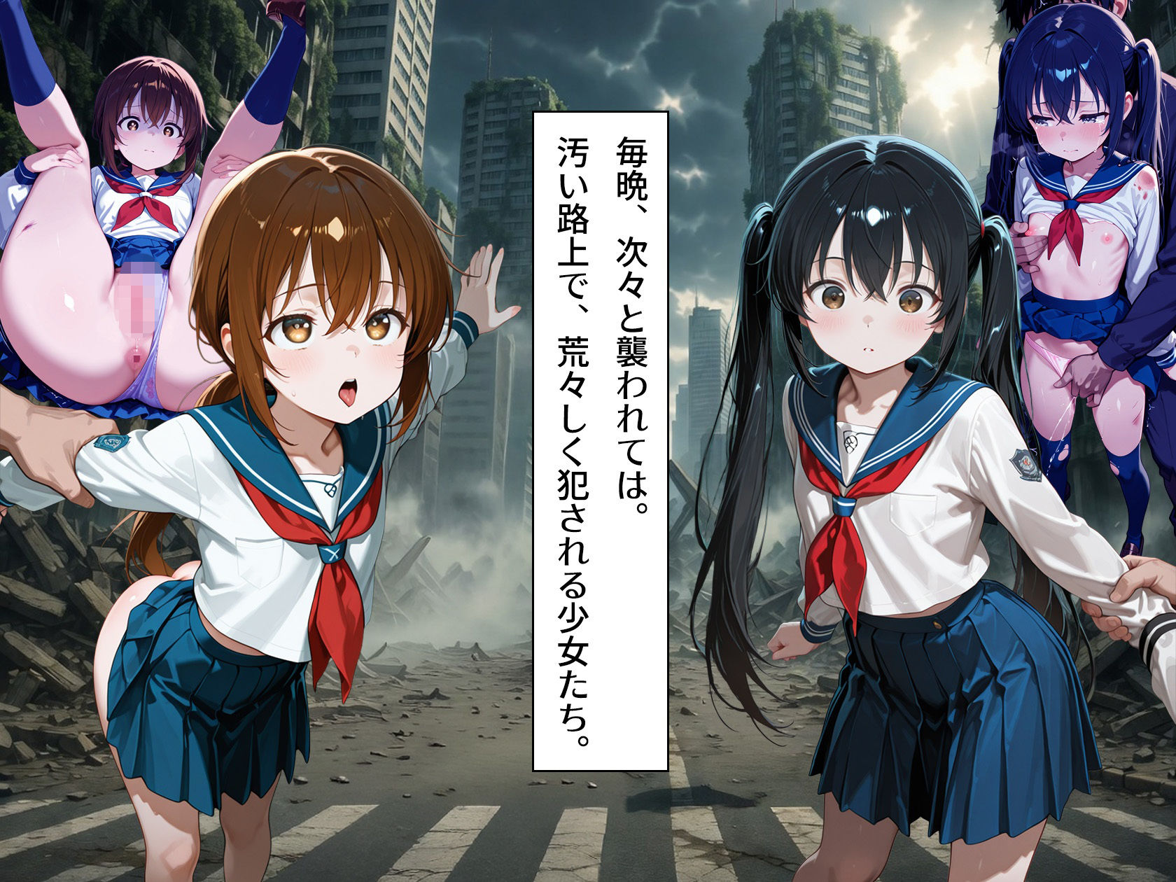 荒廃した世界でその辺のJKを拉致る3