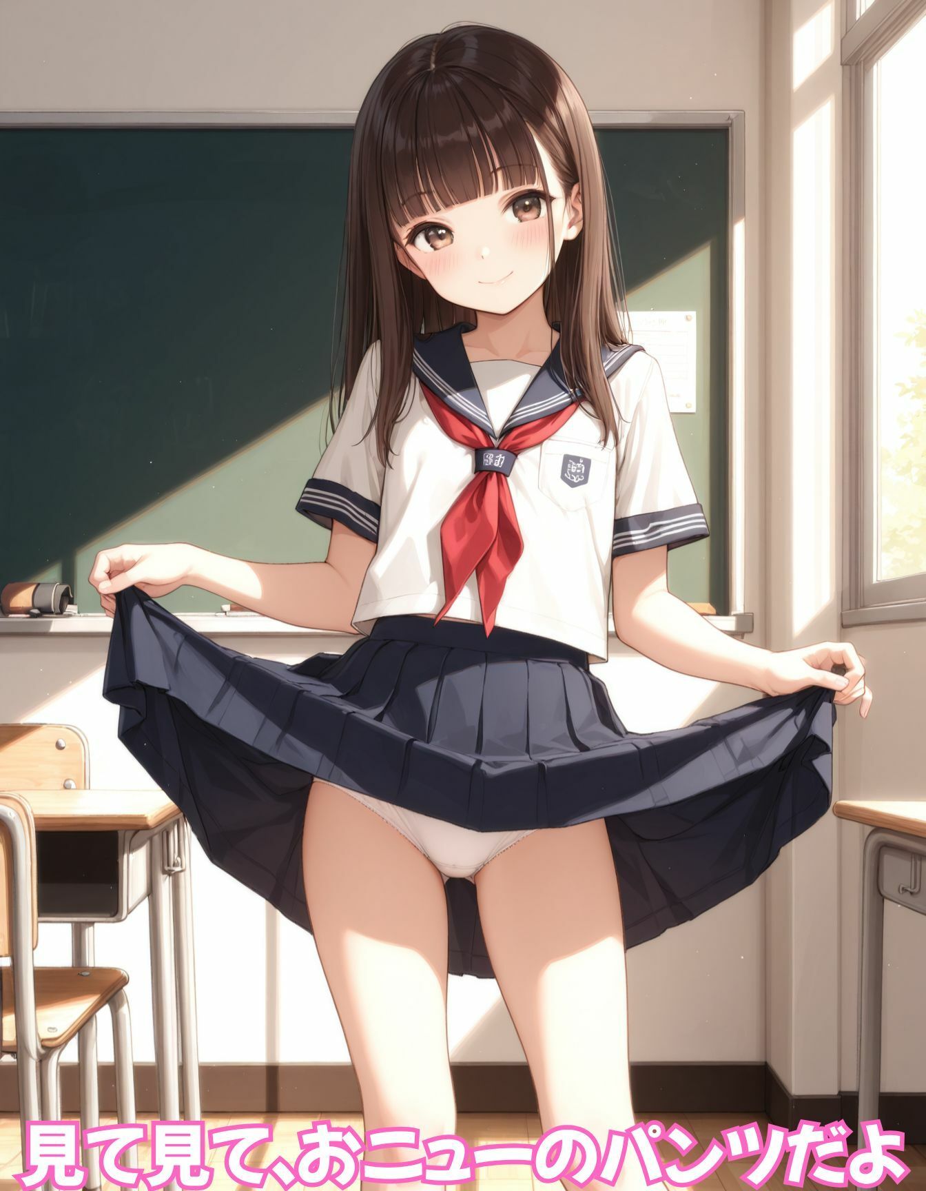 貧乳ちっぱい女子校生真面目な委員長と秘密の朝練2