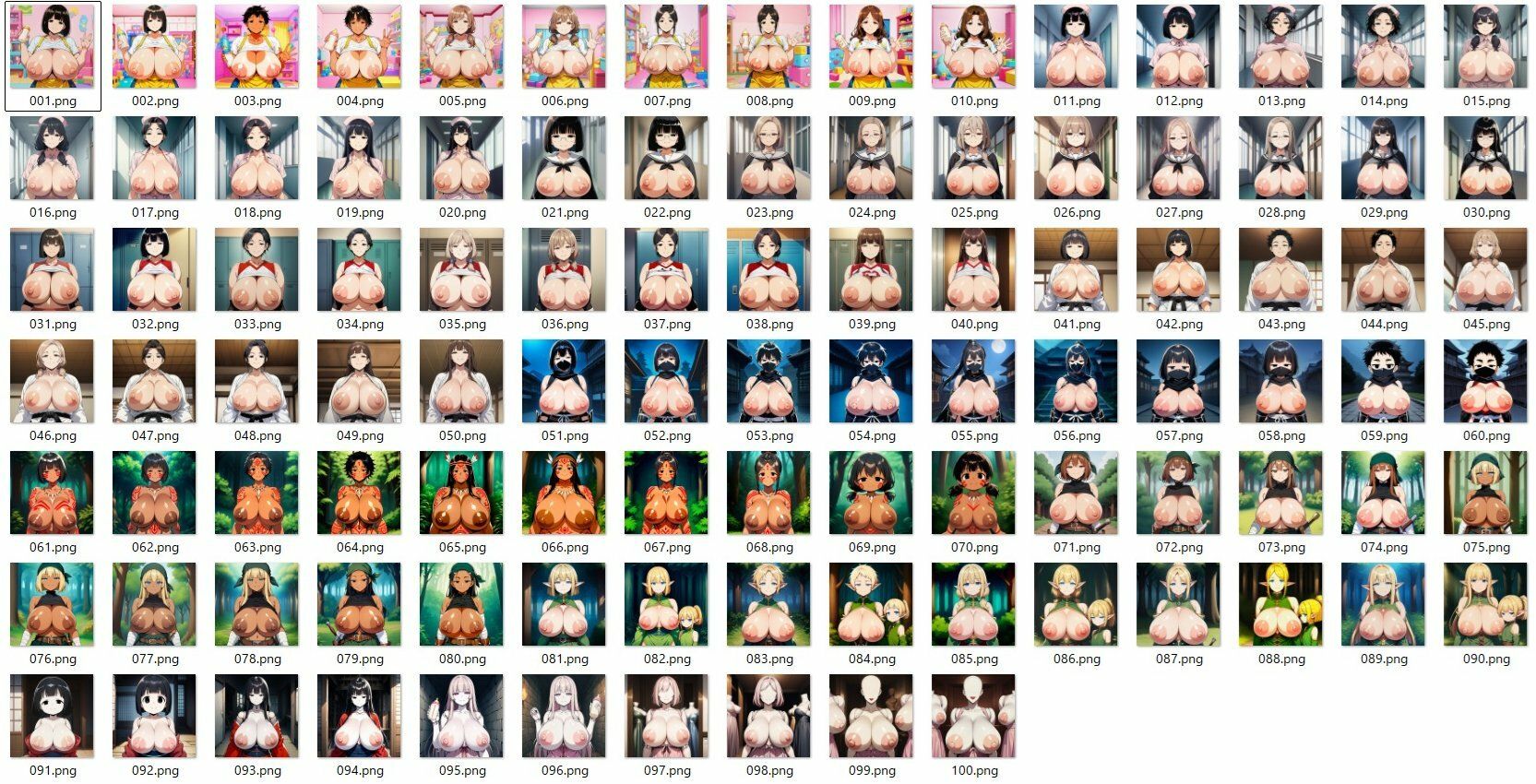 サンプル-コスプレおっぱい見抜き1 - サンプル画像