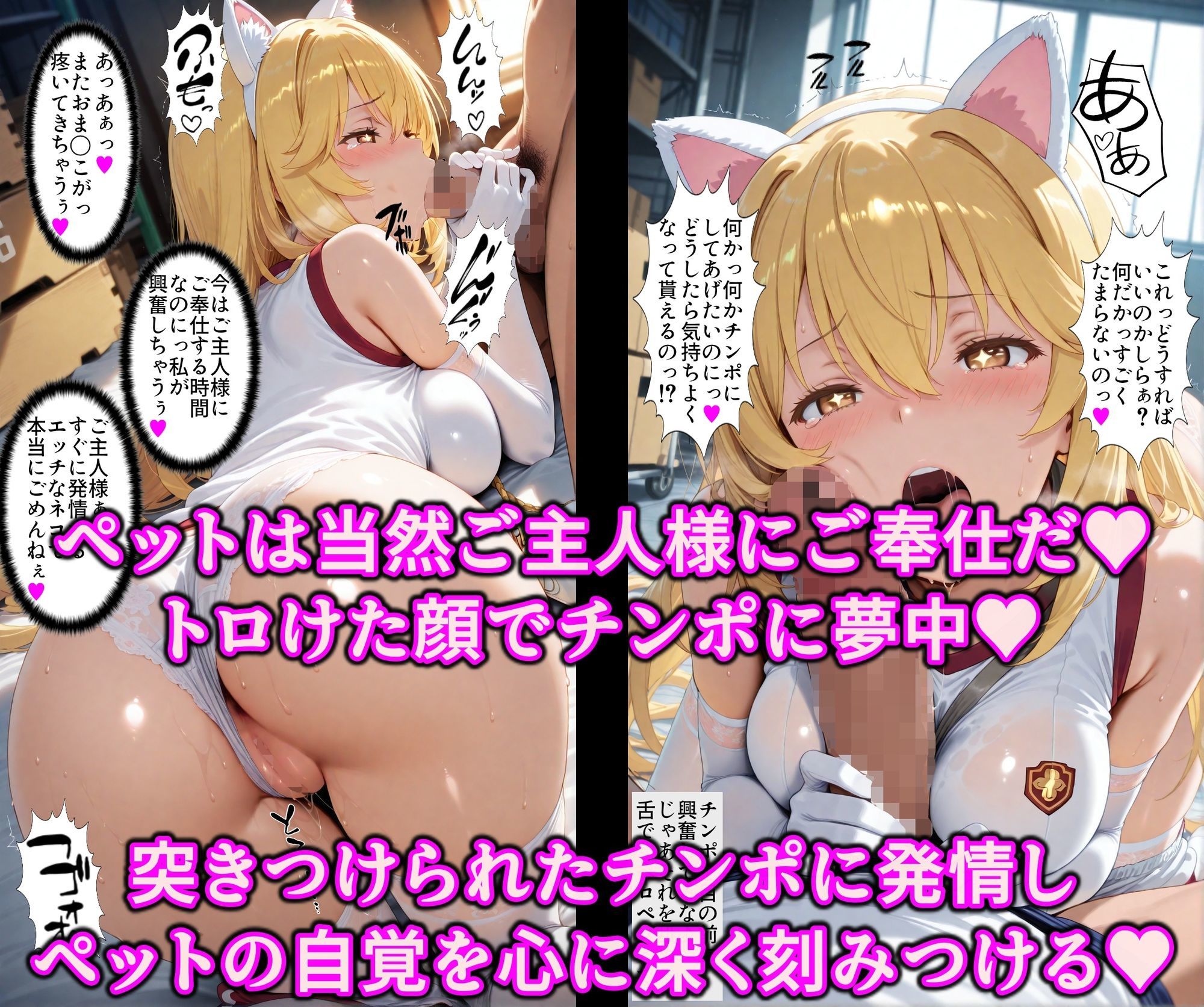 女王を逆洗脳で絶対服従の発情ネコ化！能力反射でエロい体の女王をマゾ洗脳♪何されてもアヘる俺専用の淫乱ペット サンプル4