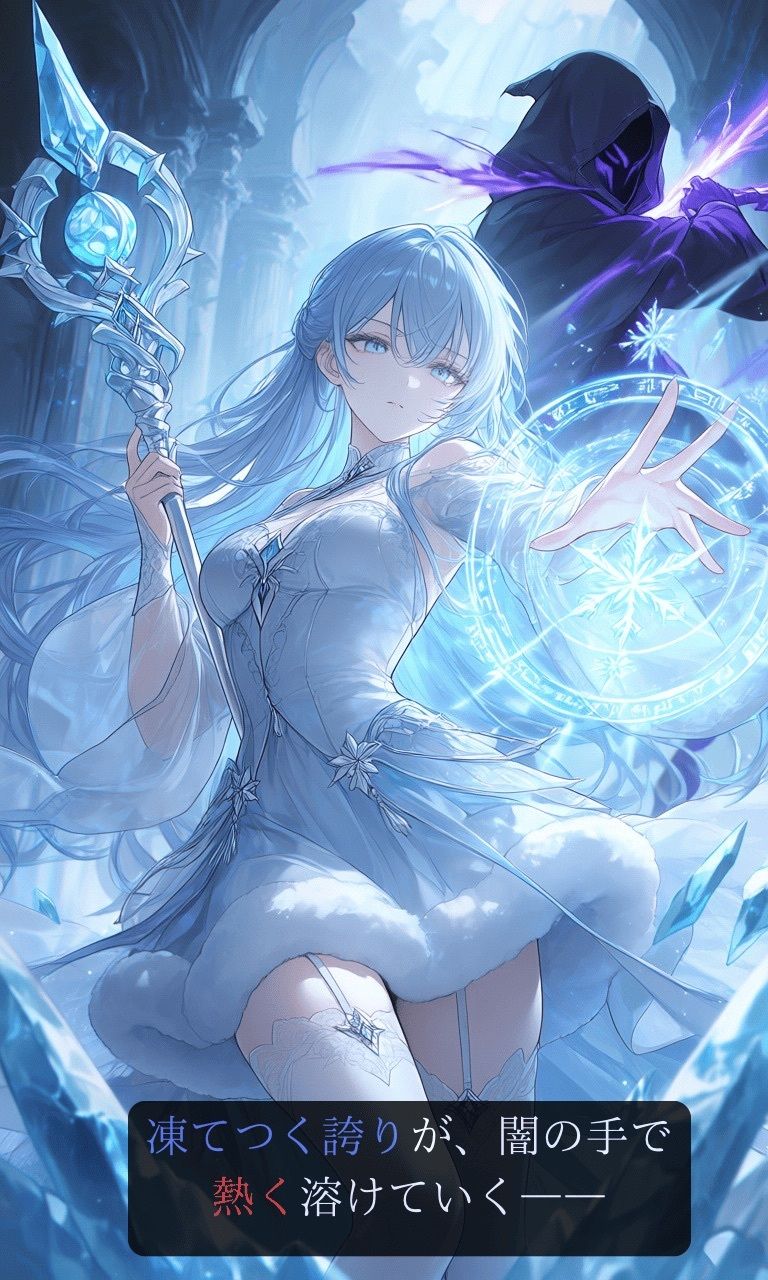 氷華の魔道士、呼吸を乱され気高き魂が快楽に支配される氷の聖域 闇の魔法編 画像2
