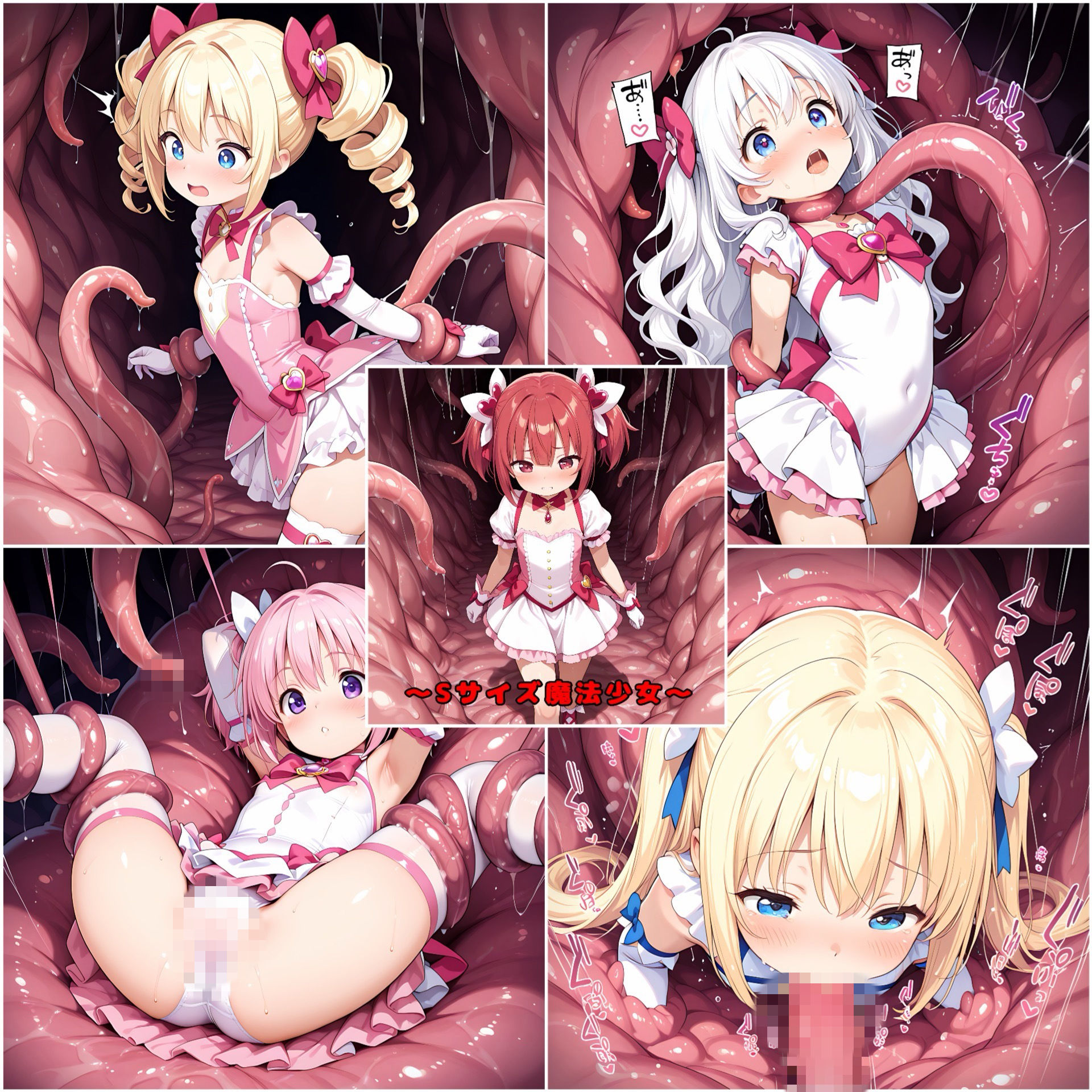 【俺の名は変態】同人CG・AI『新・魔法少女と触手アニメ』2