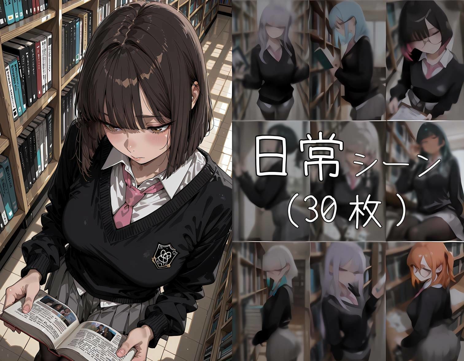 おじさん教員に抱かれる図書委員 画像3