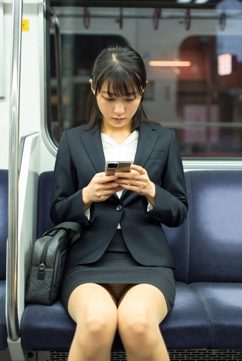 無防備OLの対面パンチラ サンプル6