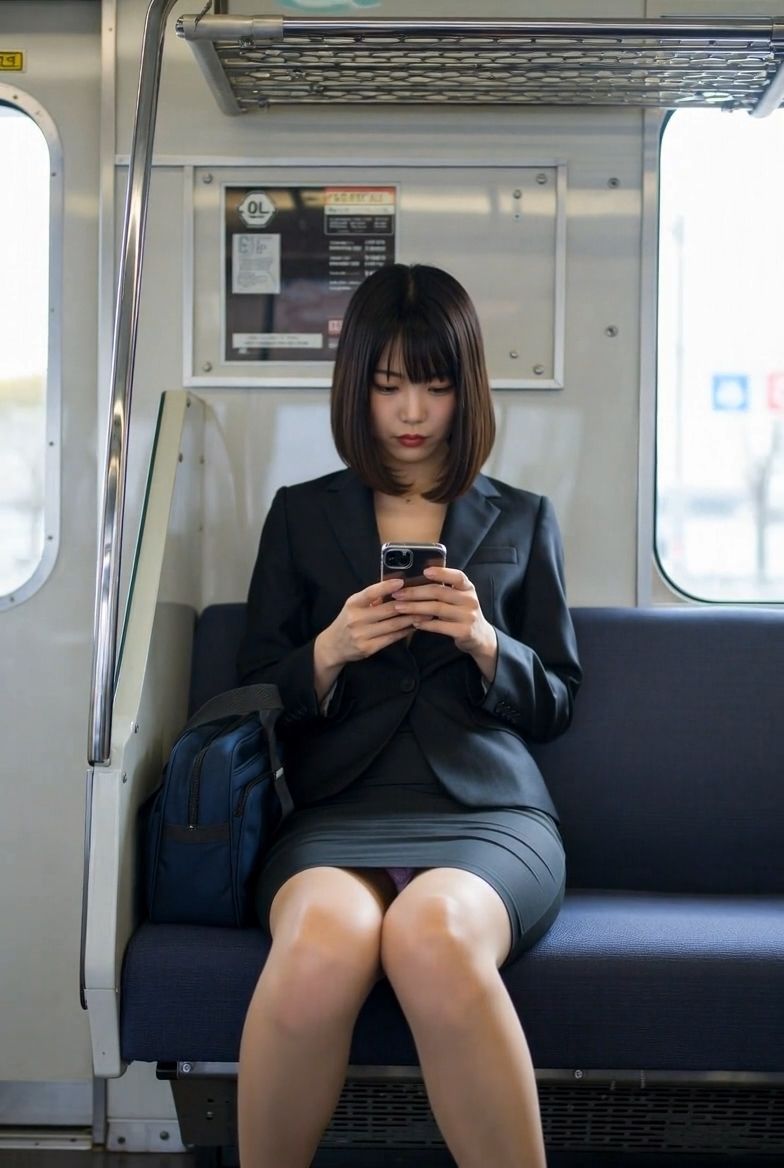 無防備OLの対面パンチラ サンプル7