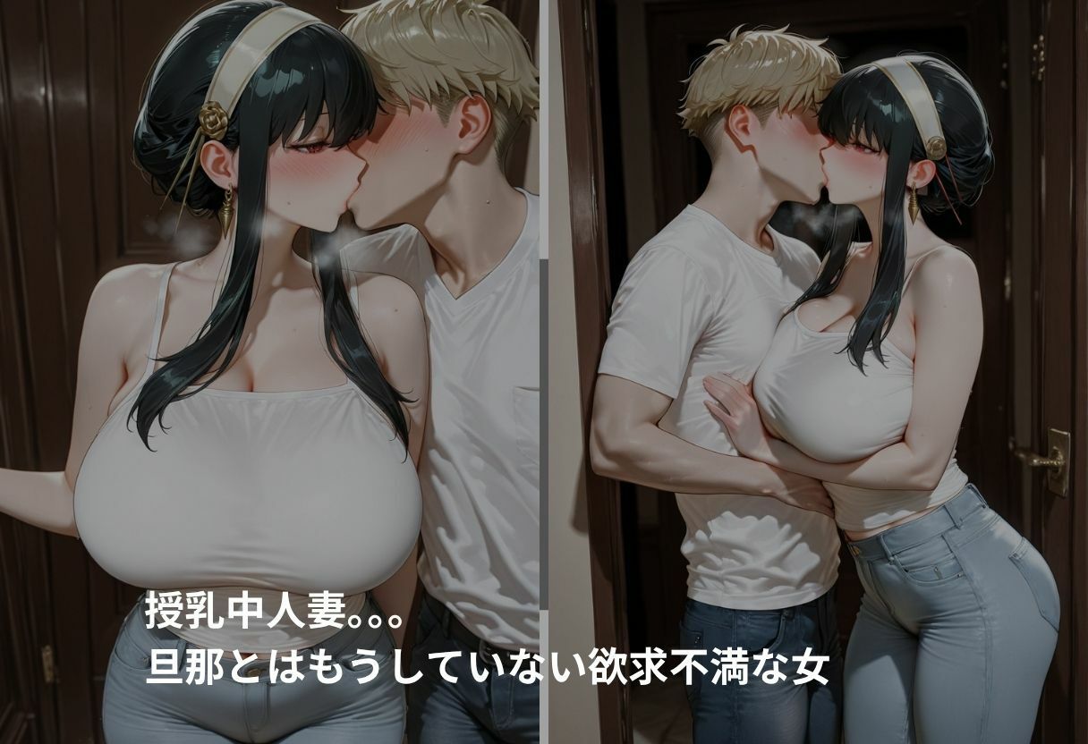 吹き出す母乳  ヨル・フォージャー サンプル2