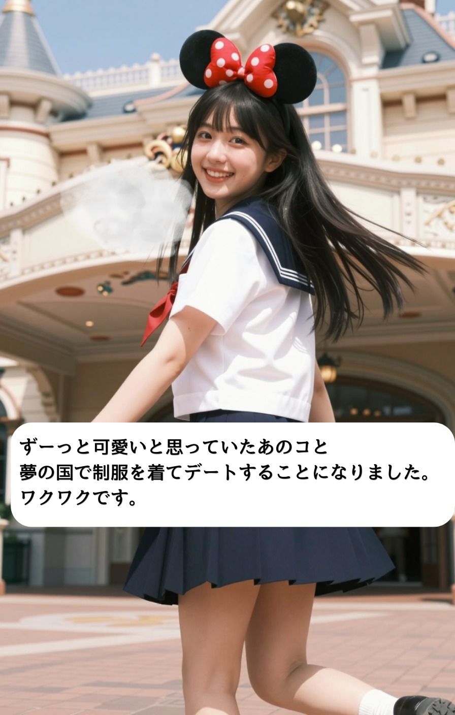 夢の国＊制服デート 画像1