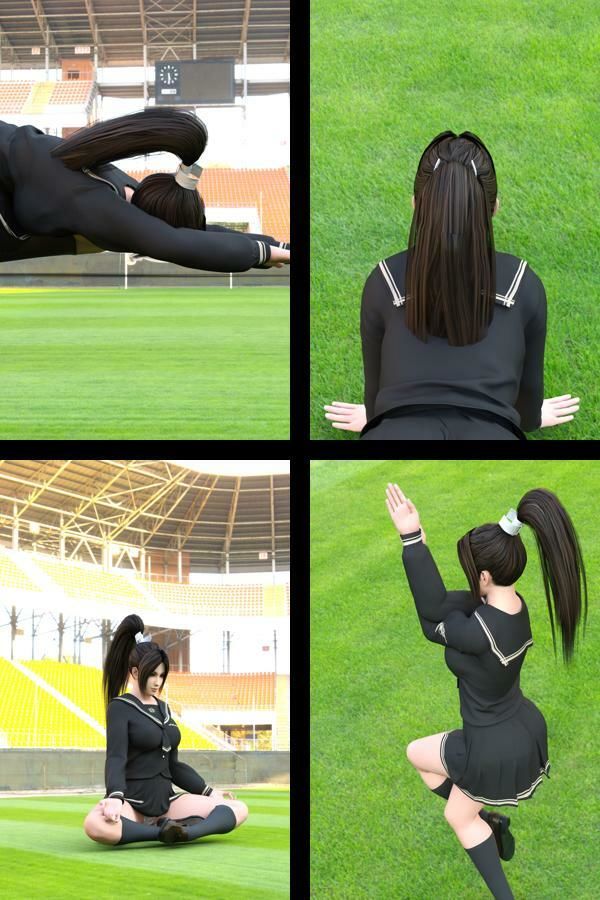 サンプル-元祖格闘家ヒロインにしてバーチャルアイドル「不知火舞（しらぬいまい）」の女子学生風写真集:Seifuku_02 - サンプル画像